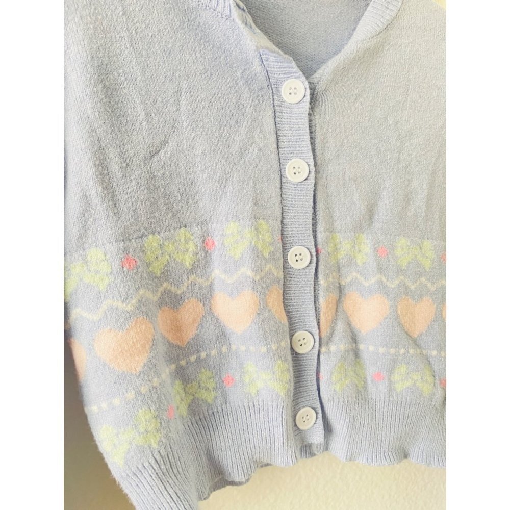 Pastel Pink and Blue cardigan - Picture 5 of 8